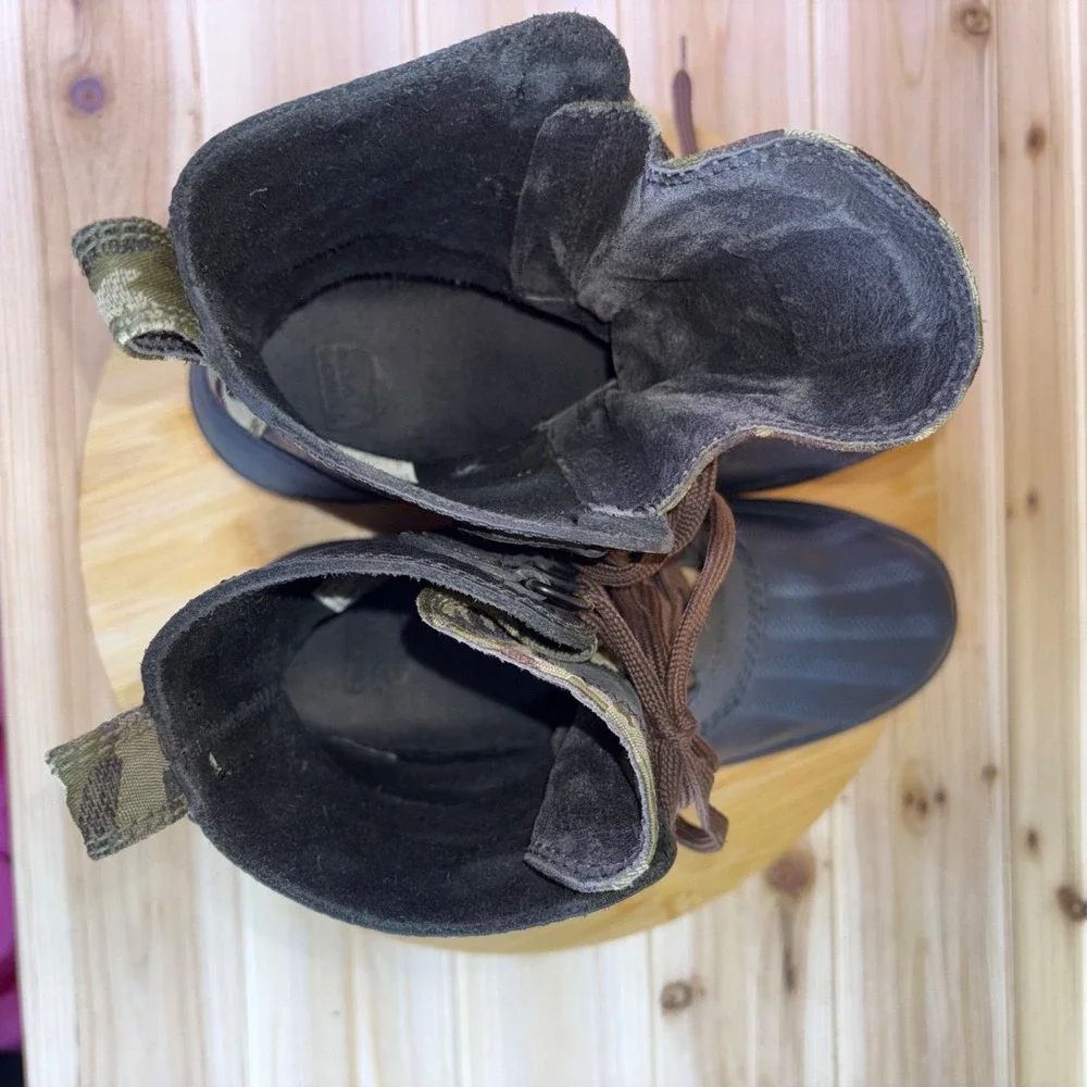 Concepts x Sorel Boots Mens 8 Kitchner Black and Camouflage Leather Waterproof
